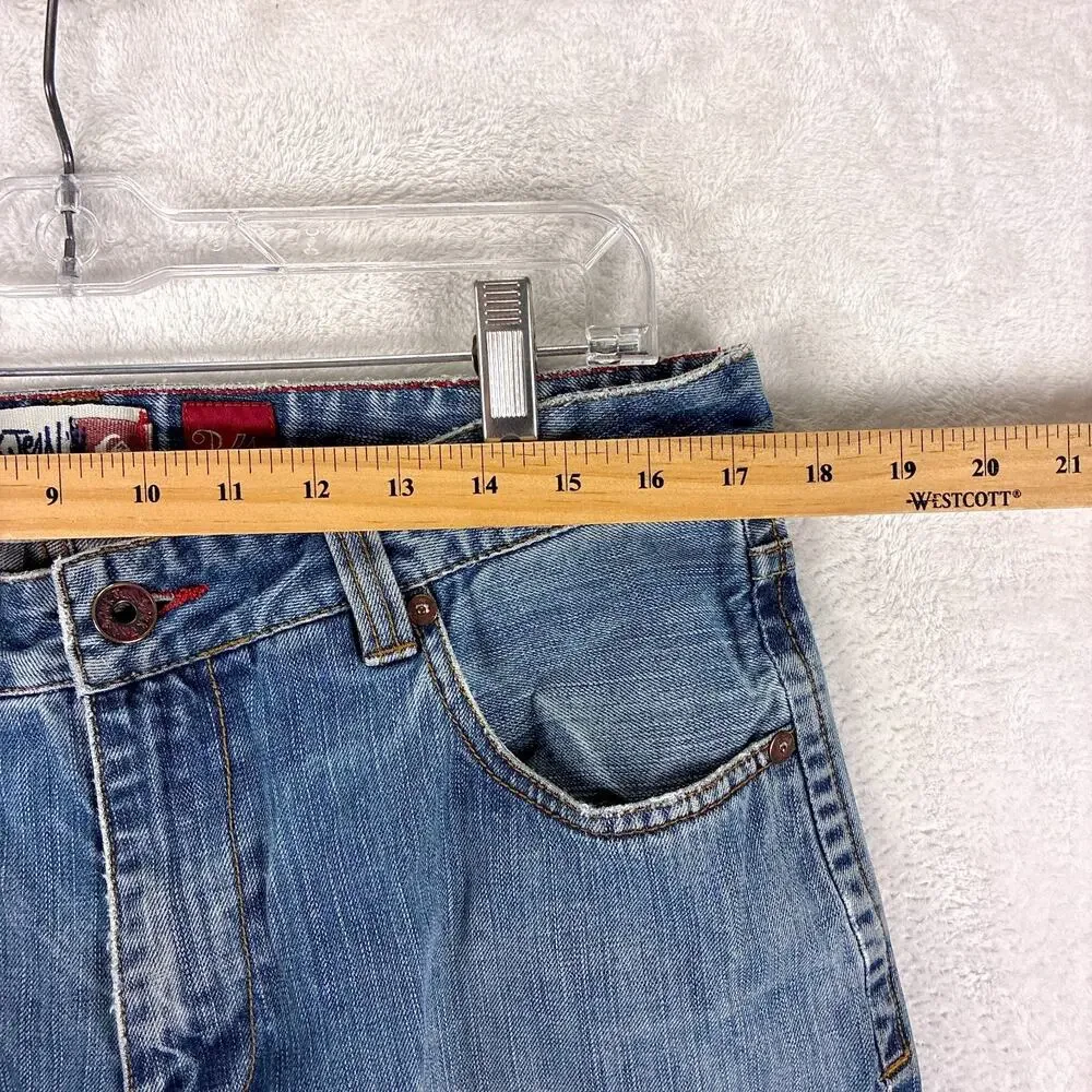 VTG Quiksilver Jeans Mens 34 Quikjean Faded Baggy Skate SoCal Surf Grunge Y2K